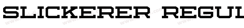 Slickerer Regular字体转换
